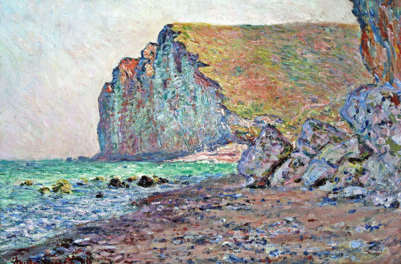 Cloude Monet Oil Paintings Cliffs of Les Petites-Dalles 1884