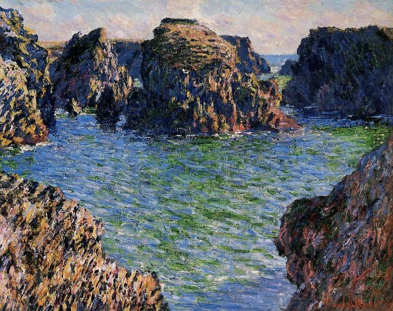 Monet Paintings Coming into Port-Goulphar, Belle-Ile 1886