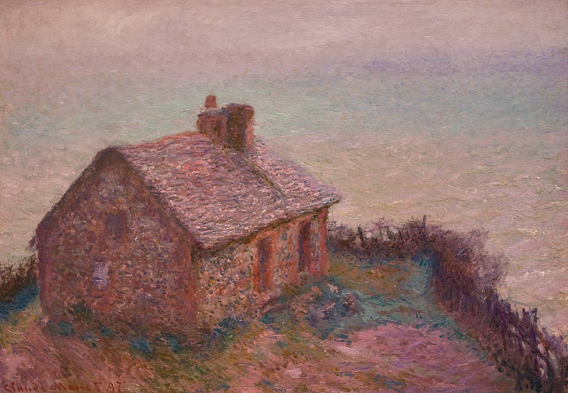 Cloude Monet Oil Paintings Customs House at Varengaville 1897