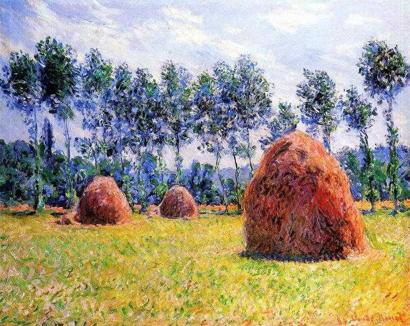 Cloude Monet Oil Paintings Haystacks at Giverny 1884