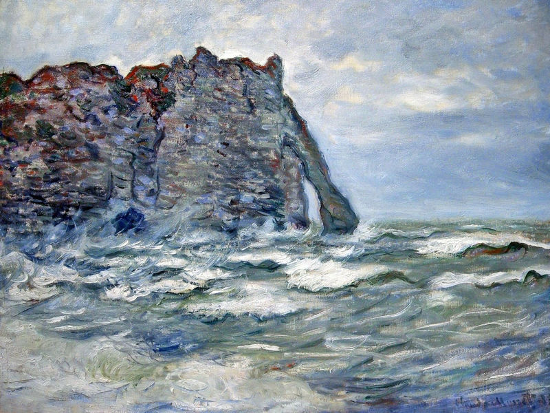 Cloude Monet Painting Port d'Aval 1926