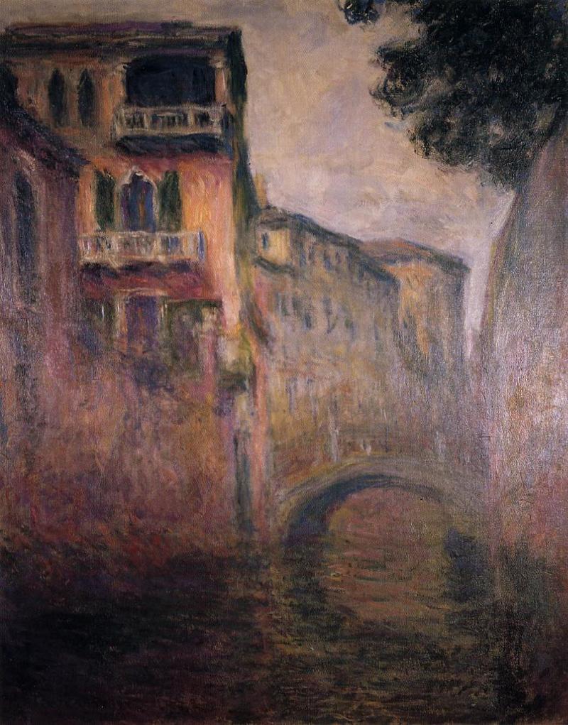 Cloude Monet Painting Rio della Salute 4 1908