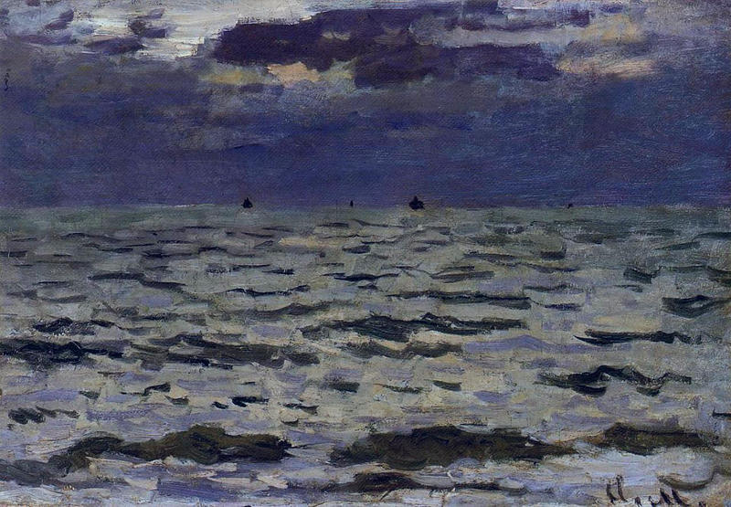 Cloude Monet Oil Paintings Seascape 1866