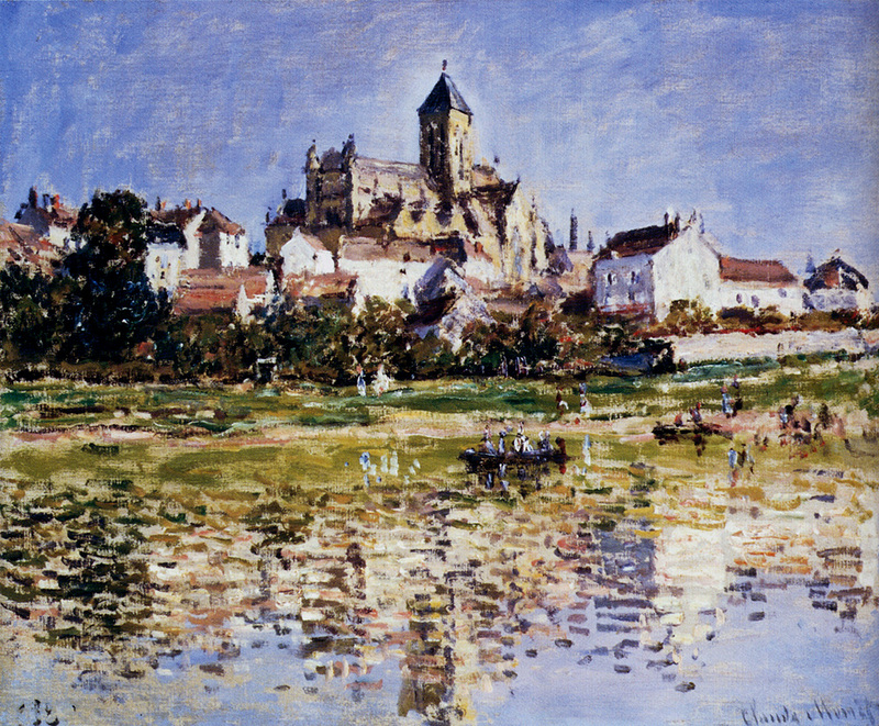 Monet Oil Paintings The Church At Vetheuil 1880