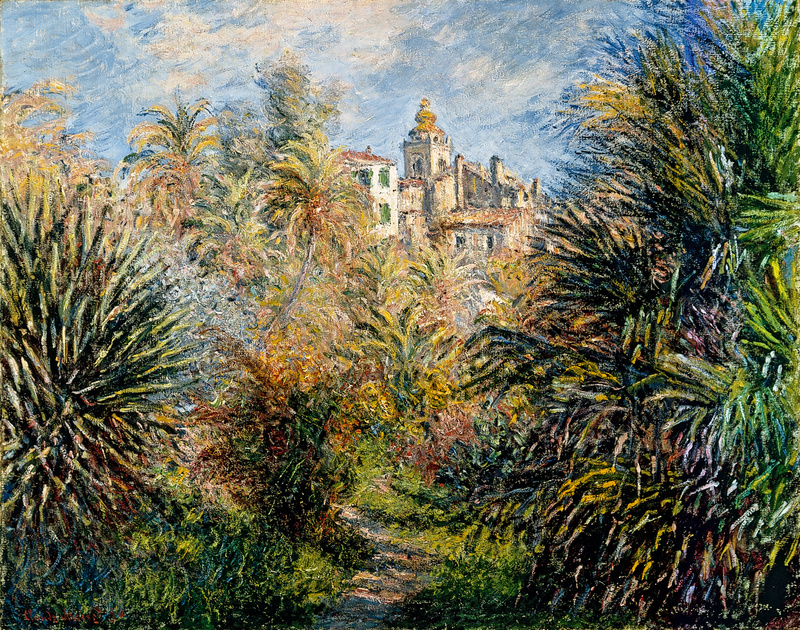 Monet Oil Paintings The Moreno Garden at Bordighera 1884