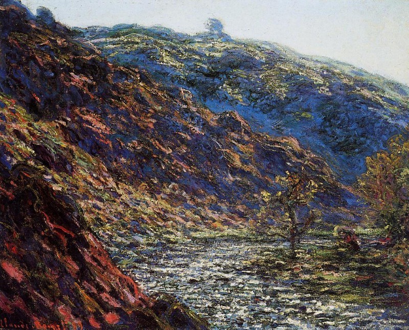 Monet Paintings The Old Tree, Gorge of the Petite Creuse 1889