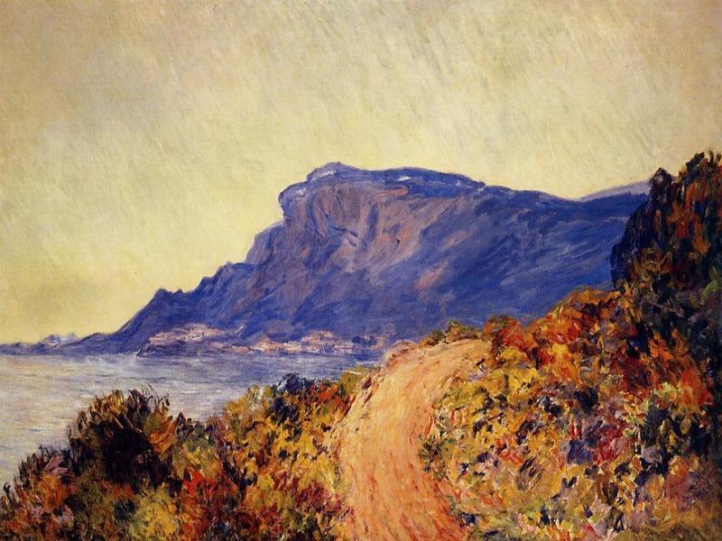 Monet Oil Paintings The Red Road at Cap Martin, near Menton 1884