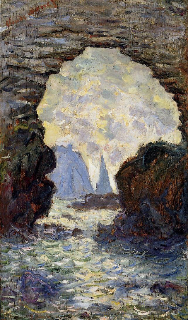 The Rock Needle Seen through the Porte d'Aumont 1885