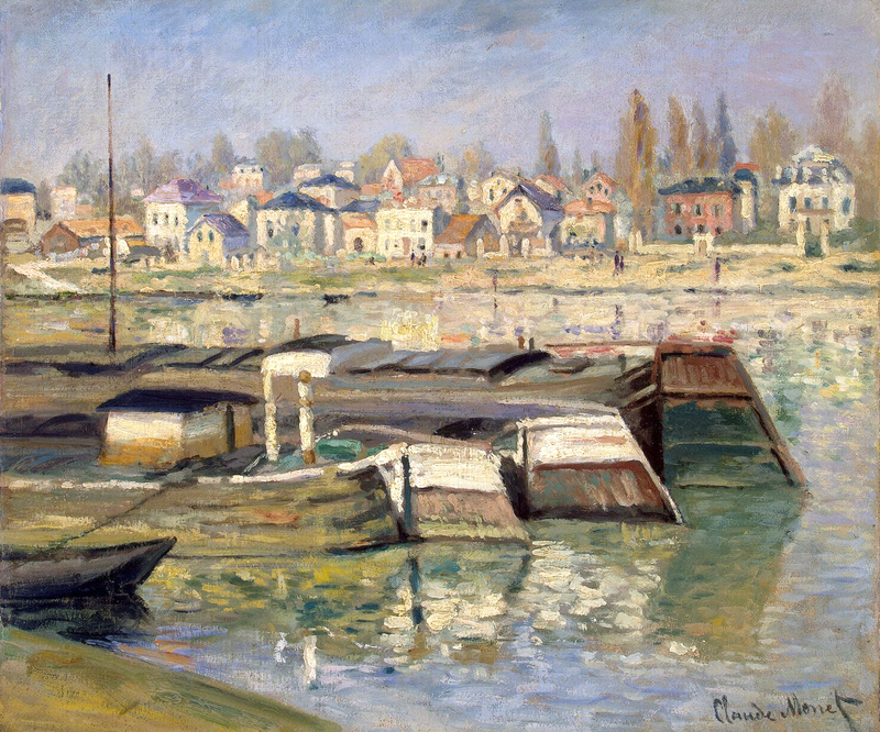 Cloude Monet Paintings The Seine at Asnieres 1873