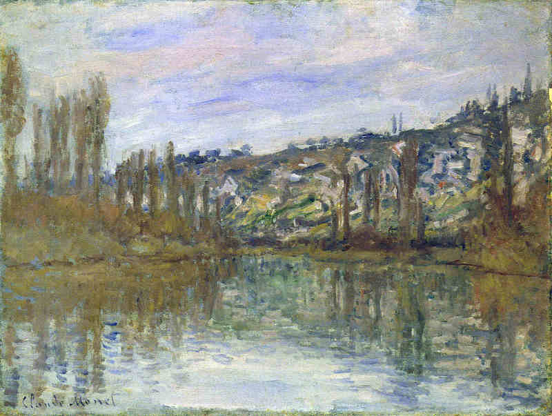 Cloude Monet Oil Paintings The Seine near Vetheuil 1897