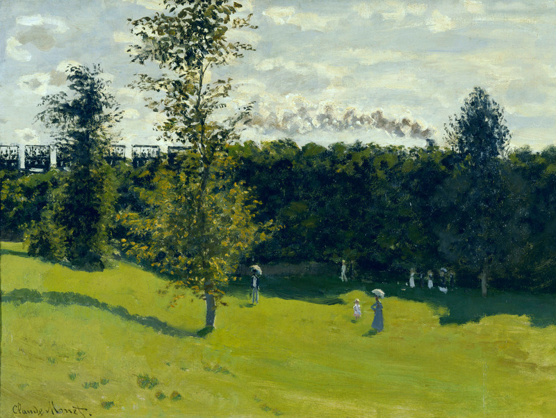 Cloude Monet Oil Paintings The Train in the Country 1871