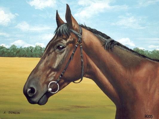 Dafen Oil Painting on canvas -horse026 - Click Image to Close