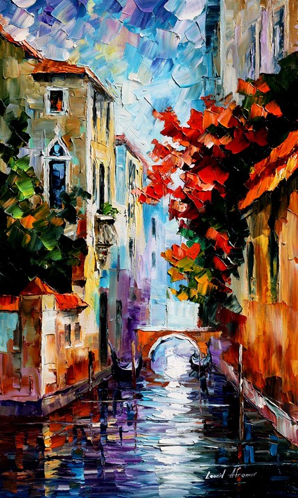 Modern impressionism palette knife oil painting