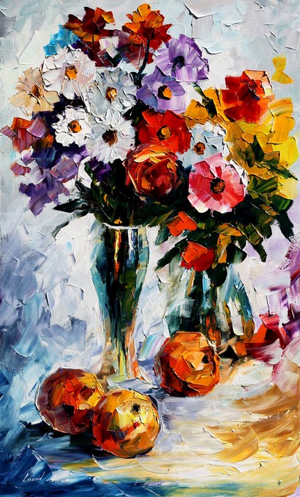 Modern impressionism palette knife oil painting